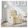 vidaXL Relaxsessel Vidaxl Polyester 92,5 x 100 x 0 cm Creme mit Liegeposition