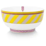 Pip Studio Chique Bowl Stripes Gelb 15,5 cm