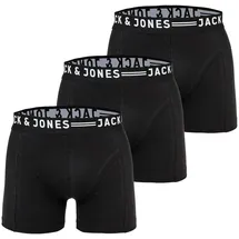 JACK & JONES Trunks schwarz/weiß L 3er Pack