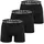 Trunks schwarz/weiß L 3er Pack