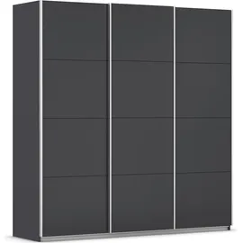 Rauch »Kleiderschrank Schrank Garderobe AGORDO mit Dekor- oder Hochglanzfront«, (in zwei Griff-Farben), durchdachte Innenausstattung, in 4 Breiten und 2 Höhen MADE IN GERMANY, grau