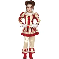 FIESTAS GUIRCA Clown Harlekin Kostüm für Mädchen