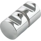 steelbase Duschtürknopf KN-K4AL, 32 x 30 mm, Aluminium verchromt poliert