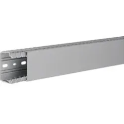 Hager BA740060 Verdrahtungskanal aus PVC BA7 40x60mm steingrau.Verdrahtungskanal bestehend aus Unterteil mit Seitenstanzung. Stege werkzeuglos bis  - 2 Meter