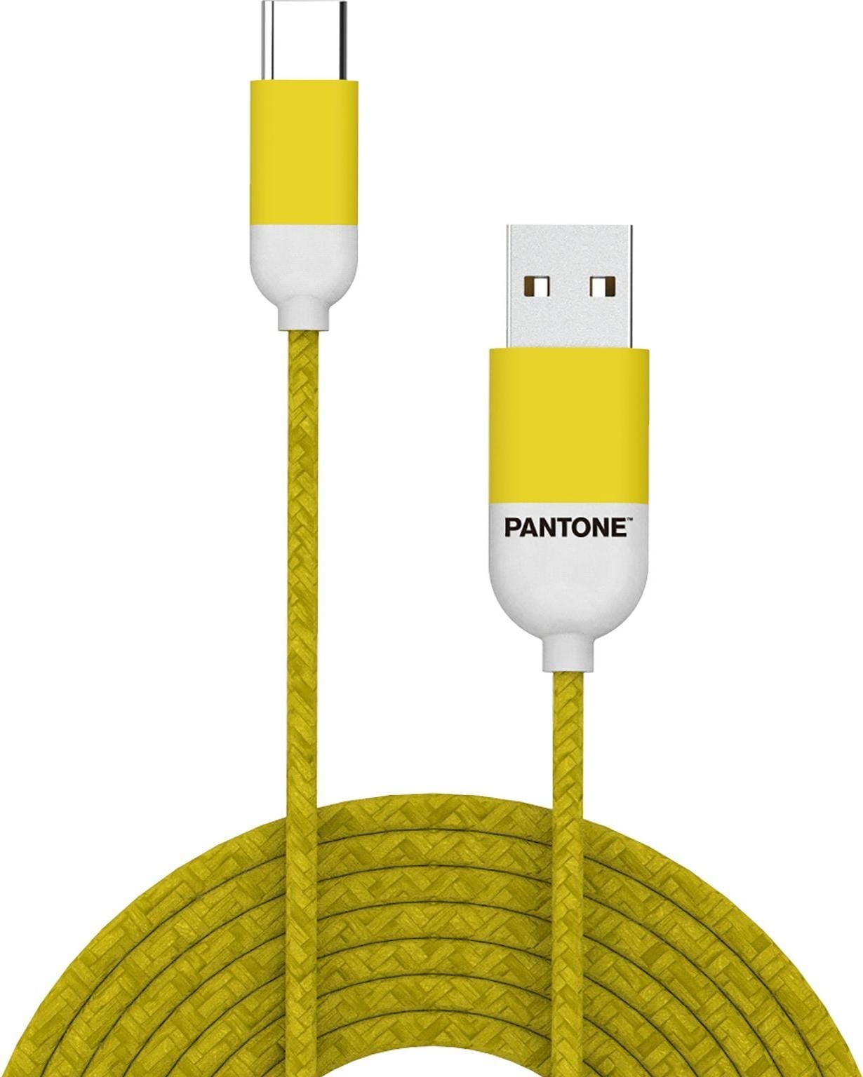 Celly USB TO USBC PANTONE YELLOW CABLE PT-TC001-5Y (1.50 m, USB 2.0), USB Kabel