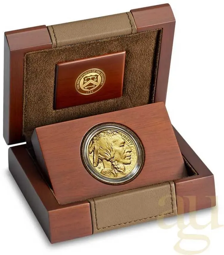 1 Unze Goldmünze American Buffalo 2018 polierte Platte