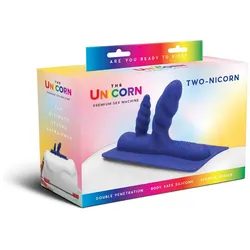 Masturbator The Cowgirl Unicorn Attachment Two-Nicorn Blau Ø 3,6 cm