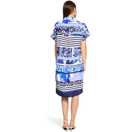Betty Barclay Sommerkleid Blau/Weiß 42