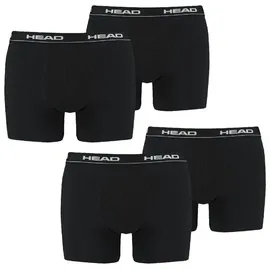 Head Boxershorts 4er Pack Schwarz XL