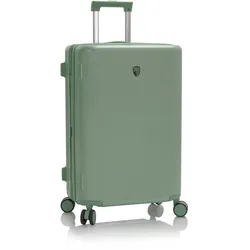 Heys Reisekoffer  Earth Tones Trolley 66 cm  erweiterbar  4 Rollen 81 l - Grün