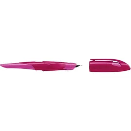 Stabilo EASYbirdy Patronenfüller pink/beere A für Linkshänder mit Anfänger-Feder - in beere/pink - Einzelstift - inklusive Patrone