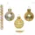 Christmas Decorations Weihnachtskugeln Glas 3cm Christbaumkugeln mit Motiven Sterne Schneeflocken gold perle mix
