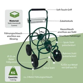 Trutzholm Schlauchwagen Premium 92x57x78 cm grün