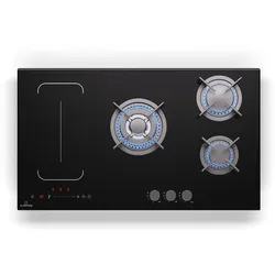 MultiChef 5 Wok Induktions- und Gaskochfeld 5 Kochzonen 3 Gasbrenner 2 Induktionsfelder FlexZone