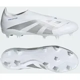 Adidas Predator League Laceless FG/MG Fußballschuh WEISS|silber|königsblau 44
