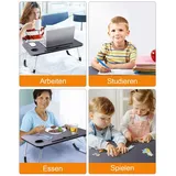 Youyijia Wickeltisch Laptoptisch Betttisch Laptopständer Bett-Schreibtisch Klappbar schwarz