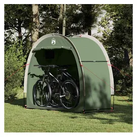 vidaXL Fahrradgarage mit Dach Aufbewahrungszelt 210 x 90 x 174 cm Grün