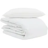 vidaXL Bettdecke Sonstiges Mit Kissen 2 Pcs Weiß Daunen Vidaxl