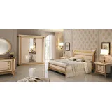 Bett 2x Nachttisch 3 tlg. Schlafzimmer Set Möbel Modern Betten arredoclassic neu