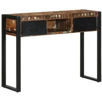 VidaXL Konsolentisch Mehrfarbig 100x35x75 cm Massivholz Altholz