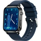 Smartwatch, Smartwatch Damen Herren, 1.70" HD Fitness Tracker Uhren für Android IOS, IP68 Wasserdicht Pulsmesser Schrittzähler Aktivitätstracker