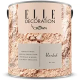 Crown ELLE DECORATION Blended No. 545, 2,5 L, extra-matte Premium Wandfarbe für Innen, für Wände und Holz, hohe Deckkraft, Innenfarbe,harmonischer neutraler Ton