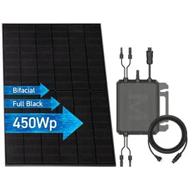Vale Balkonkraftwerk Bifazial 450 W Marstek M2-800 Wechselrichter