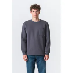 Taschen -Sweatshirt Regular Fit - dunkelgrau - Mann - TeeShoppen