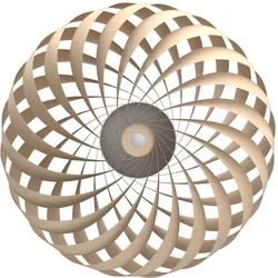 Tom Rossau TR5 Wandleuchte, Ø 60 cm, natur