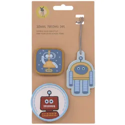 Lässig Anhänger & Patches - Schul Set Unique, Robot