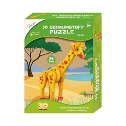 MAMMUT Spiel und Geschenk 3D-Puzzle 3D Schaumstoff Puzzle Giraffe, Puzzleteile