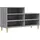 vidaXL Schuhregal 102 x 36 x 60 cm grau / grau