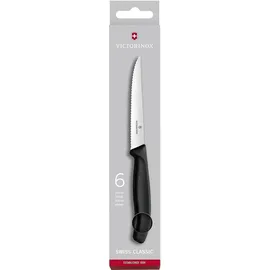 Victorinox Swiss Classic Steakmesser-Set 6-tlg. 11 cm Schwarz/Silber