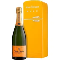 Geschenkset VEUVE CLICQUOT Brut Champagner Kühler SMEG Fridge Edition- 0,75l 12%