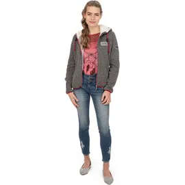 Almgwand Münsterhöhe Jacke Anthrazit-Beige 40