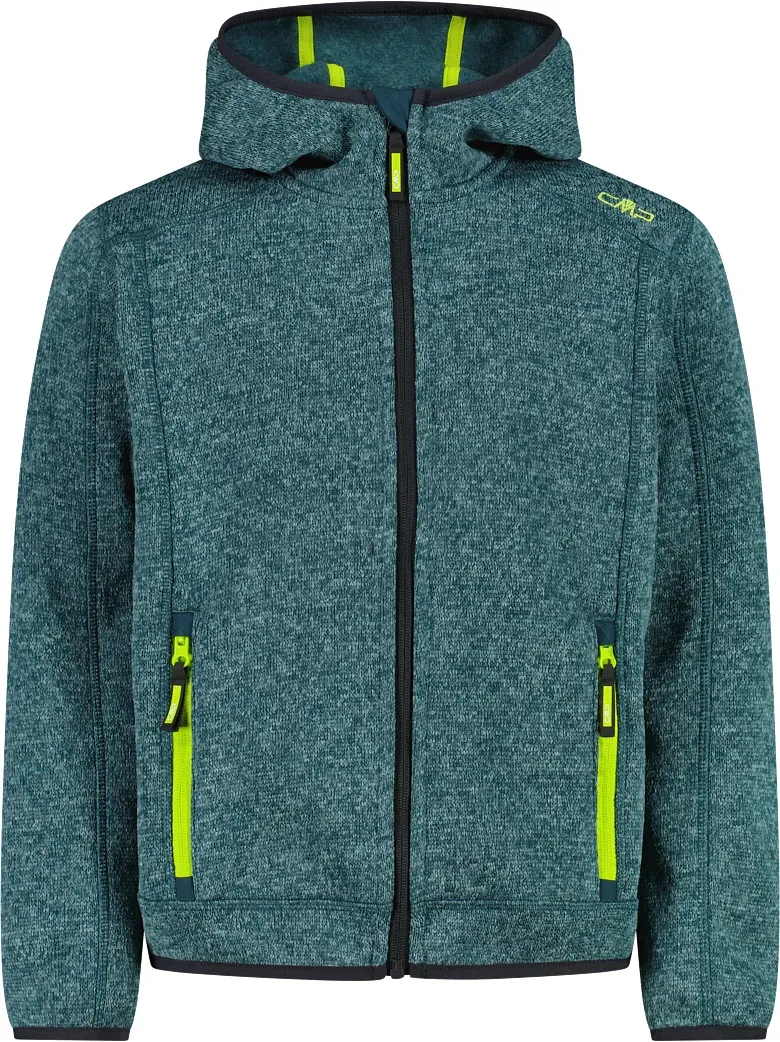 CMP KID JACKET FIX HOOD LICHEN-ALPINE 152