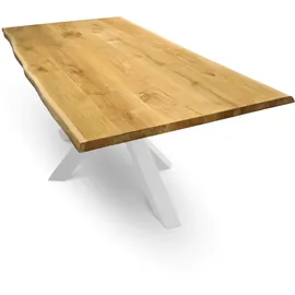 holz4home Tischplatte mit Baumkante 160 x 80 x 4 cm