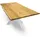 holz4home Tischplatte mit Baumkante 160 x 80 x 4 cm