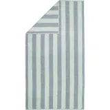 CAWÖ Handtücher Pure Stripes 6502 mystic green - 44 Duschtuch 80x150 cm