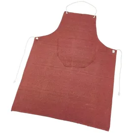 FELDTMANN Segeltuchschürze, rot/braun