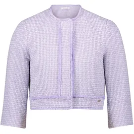 Betty & Co Bolero-Jacke mit aufgesetzten Taschen in Lilac melange), | Gr.: 44,