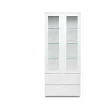 MID.YOU Vitrine IMAGE 80 x 191 x 40 cm Weiß