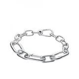 Pandora Auffälliges Gliederketten-Armband aus Sterling-Silber, ME Kollektion, Länge: 20 cm, 593854C00-4