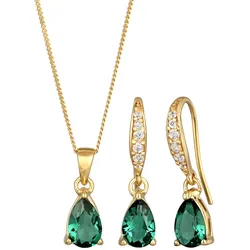 Elli 925 Sterling Silber Edelsteine golfarben Damen 