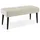 Tectake Sitzbank gepolstert Beige 95 x 38 x 45 cm