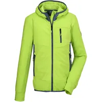 KILLTEC Jungen Powerstretchjacke mit Kapuze KOS 159 BYS FLX