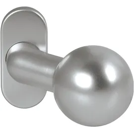 OGRO Knopfdrückerlochteil PREMIUM silber eloxiert 8350 V/6621