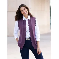 Inspirationen WITT WEIDEN Strickweste in traube-meliert | Gr.: 36