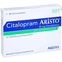 Citalopram Aristo 30 mg Filmtabletten 20 St