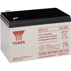 Yuasa, Versorgungsbatterie, NP12-12 Plombierte Bleisäure (VRLA) (12 V)